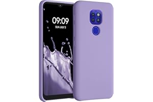 kwmobile Carcasa Compatible con Motorola Moto G9 Play/Moto E7 Plus Funda - Case TPU y Silicona antigolpes - Apto Carga inalámbrica - Lavanda