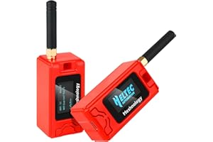 MESHNOLOGY 2 Pack ESP32 LoRa V3 Entwicklungsplatine + 1100 mAh Akku + Schutzhülle Set – mit 868 MHz Antenne und SX1262 LoRa V3 Geräten für Meshtastic AR duino LoRawan IOT (N30 Version, Rot)