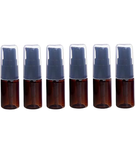 VASANA Lot De 2 Flacons Pompe En Verre Dépoli Ambré 120ml - Parfait Pour Huiles, Crèmes & Lotions