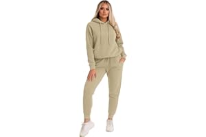 BRAND KRUZE Womens Tracksuit Set Long Sleeve Pullover Hoodie and Casual Regular Fit Joggers Set