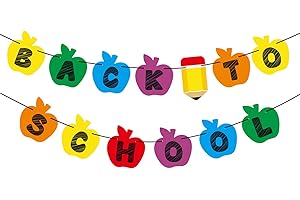 CANIPHA Back to School Banner ritorno alle decorazioni scolastiche, Semplice e facile da installare striscione di bentornato decorazioni in classe Applicabile agli studenti il ​​primo giorno di scuola