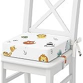 Booster Chair for Children 32 x 32 x 8 cm Eating at the Table Adjustable | Seat Cushion Adjustable Straps Non-Slip Base Remov