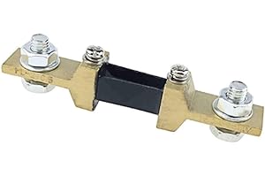 RELAND SUN 1 unids 75mV 5A 10A 20A 15A 20A 30A 50A 75A 100A 150A 200A 250A 300A 400A Externa Shunt FL-2 Medidor de corriente Resistencia de derivación para amperímetro digital (150A 75mV)
