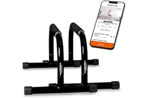 Lebert Fitness Parallette Push Up Bars Dip Station Stand - Perfekt für Haus und Garage Gym Trainingsgeräte - Gymnastik, Calisthenics, Krafttraining Parallelstangen für Männer und Frauen