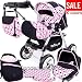 New Baby Pram SWIVEL WHEELS Travel System Buggy (Car Seat,Carrycot,Mattress,Diaper Bag,Parent Tray,Rain Cover,Mosquito Net) (4)