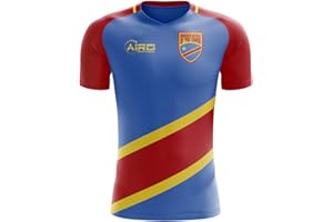 AIROSPORTSWEAR 2022-2023 DR Congo Home Concept Football Soccer T-Shirt Maillot (Kids)