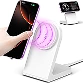 Magnetic Wireless Charger for iPhone 16/15/14/13/12 Series, iPhone Wireless Mag Safe Charger Stand for AirPods 3/2/Pro, for M