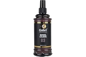 G GABRI Gabri Professional Natural Cologne S Series 400ml - Eau De Cologne - Refreshing fragrance, Versatile use, Long-lasting, Gentle on the skin (400ml, Sweet Amber, S3)