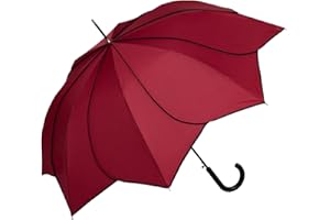 VON LILIENFELD Regenschirm Sonnenschirm Leicht Stabil Blütenform Auf-Automatik Minou