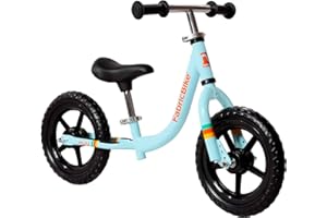 FabricBike Mini 12" - Bicicleta sin Pedales para niños, 18 Meses - 4 años. Bici Ultraligera de Aprendizaje con Manillar y Sillín Ajustables.