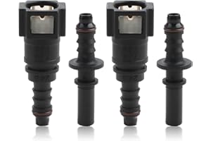 ICYWINK 7,89 mm a 8 mm Dritto Auto Carburante Flessibile Rapido Rilascio Connettore, Raccordo per Tubo Flessibile Del Carburante, Accoppiatore della Linea del Carburante a Sgancio Rapido