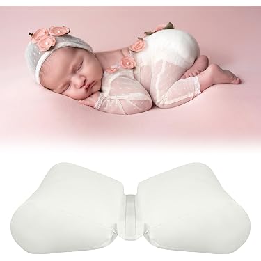 Kit Accessoires Photo Nouveau-né | 1 Donut + 3 Coussins Pose, Pour Bébés 0-3 Mois
