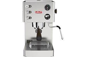 Lelit Victoria Máquina de Café - Con Espumador de Leche - PL91T - Acero Inoxidable Cepillado