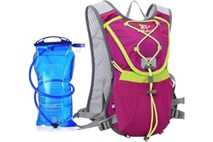 YTENGZL 5.5L Hydration Pack Water Backpack Hydration Vest Running Backpack Water Bag With 1.5L Bladder for Cycling Marathon Hiking