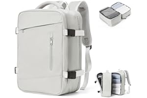 SZLX Mochila Viaje Cabina Avion 40x20x25 Mujer Ryanair Maleta de Cabina Pequeña Mochila Bolsa de Viaje Equipaje de Mano 45x36x20 Easyjet Cabin Bag Mochila para Portatil Hombre Impermeable con USB