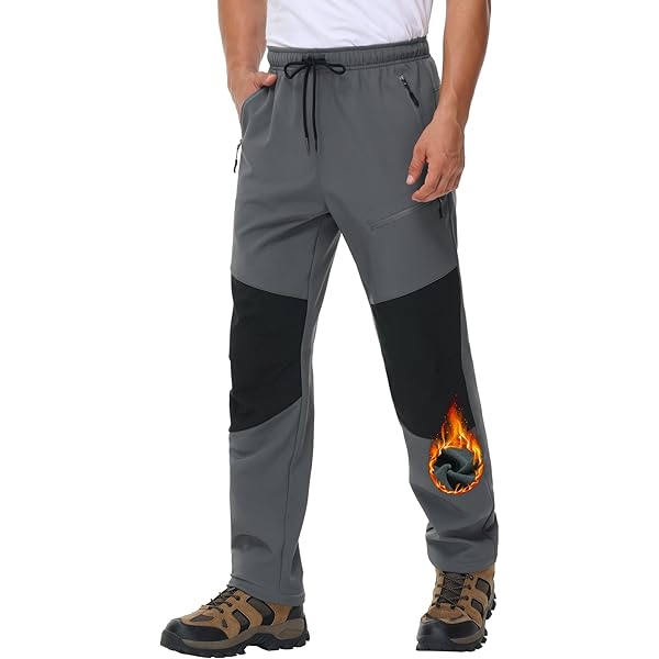 Pantalon Cargo Tactique Doublé En Polaire Pour Homme - Pantalon De Travail Léger - Plusieurs Poches - Pantalon De Combat Indéchirable, Vert Kaki, Petit