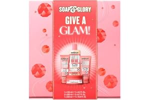 SOUREPOSE Soap & Glory Gift Set, Righteous Butter - Clean On Me Body Wash - Christmas Gift Set