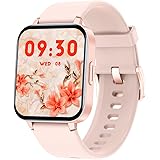 RUIMEN Smartwatch Donna Orologio Contapassi da Polso Smart Watch Fitness Sportivo Notifiche Whatsapp Chiamate Messaggi Cardio