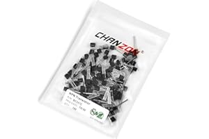 Chanzon 100 piezas BC547C TO-92 NPN Transistor 0.1A