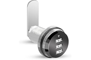 YAODHAOD Zamek krzywkowy (30 mm, czarny)