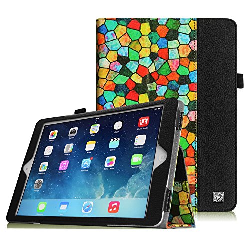 Fintie Apple iPad mini 1 / 2 / 3 Hülle - Slim Fit Foilo Kunstleder Schutzhülle Tasche Etui Case Smart Cover mit Auto Schlaf / Wach, Standfunktion für iPad mini 3 / 2 / 1, Mosaic