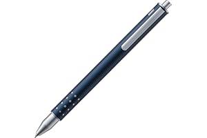 Lamy swift imperialblue - stylo roller modeste avec une expérience d'écriture douce - boîtier métallique robuste et largeur de trait B - avec recharge roller M 66 en bleu
