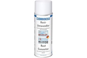 ‎WEICON WEICON Rostumwandler 400 ml, Rostkonverter mit Grundierung, neutralisiert Rost und stoppt Korrosion