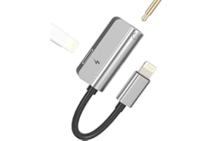 ZOYUZAN Adattatore Aux Jack Cuffiette Auricolari Cavo Lightning Accessori 3,5mm Cuffie Ricarica per Apple Iphone 14 13 12 11 Pro Max 7 8 Plus X SE XR per iPad Air Sdoppiatore Spinotto Headphone Caricabatterie