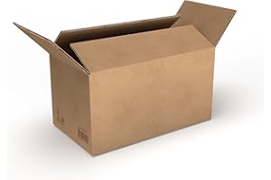 RaKuPack Versandkarton 25 Stück Faltkarton 240x130x130 mm Verpackungskarton Warensendung Karton braun Faltschachtel Kartonage verschiedene Größen