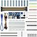 Produktbild RuiiGuu Elektronik-Komponenten-Basis-Kit mit Netzteilmodul, Überbrückungsdraht, 830 Spannpunkte, Präzisionspotentiometer, Widerstand für Arduino, Raspberry Pi, STM32