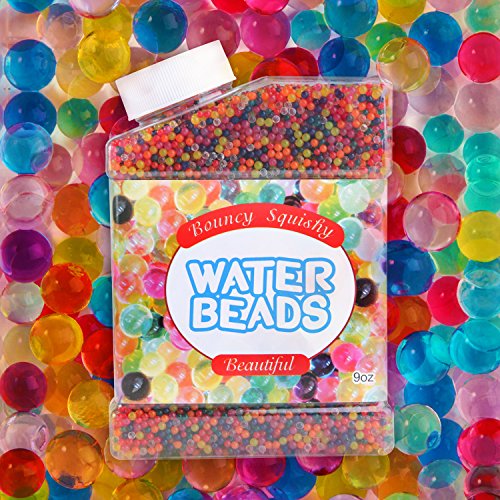 Opret Bolas de Gel de 10 Colores Más de 9 Oz, 50000 Perlas de Hidrogel Perlas de Agua para Decoración de Boda y Muebles Plantas Pistolas