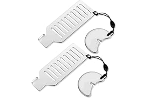 Ruspela Serratura portatile da viaggio, serratura di sicurezza per viaggi, hotel, casa, appartamento, 2 pezzi