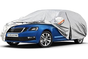 ‎KAYME Kayme Autoabdeckung Kombi Wasserdicht Atmungsaktiv Passend für 2004-2023 Skoda Octavia Combi, Vollgarage Autoplane für Regen Sonne Staub Schutz,Auto Abdeckplane Faltgarage (3-7 Tage liefern)
