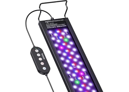 SEAOURA Akvarium Växtljus för 60-75cm Sötvattensakvarium, Fullspektrum LED Belysning för Växtillväxt - Amazon Deal & Rabatt