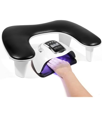 Lifcasual Repose Main Ongle Pliable, Coussin Ongle Repose Main Éponge Antidérapant, Étanche Cuir