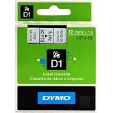 DYMO Şerit D1 12Mmx7Mt Beyaz/Siyah 720530 45013
