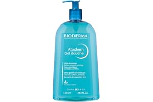 BIODERMA Atoderm Gel Douche Nettoyant Doux sans Savon Peaux Sensibles Normales à Sèches 1 L
