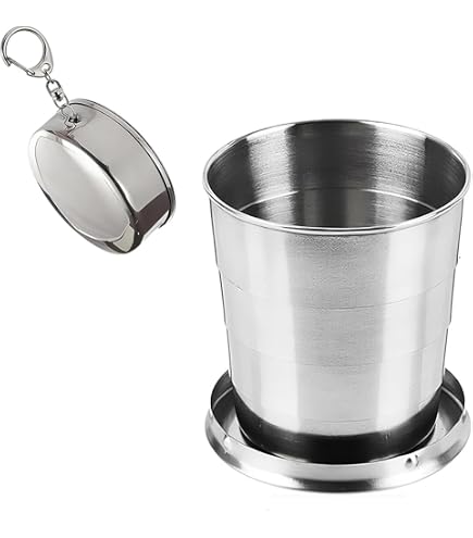Kantine 51° Nord Tazza Da Campeggio Smaltata 450 Ml - Infrangibile, Bordo Acciaio Inox, Leggera