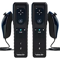 TechKen Controller für Wii mit Motion Plus und Wii Nunchuck Controller Wii Fernbedienung Nunchuk Kontroller Wii Vernbedinung 