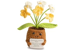 Aruigu Pocket Hug Vergissmeinnicht-Blumen Geschenke - Positive Kartoffel Deutsch Ersatz, Mutmacher Geschenk, Gute Besserung Geschenk, Einschulung Geschenk
