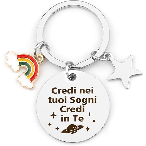 Portachiavi Con Scritta 'Thank You' - Regalo Per Vicini O Amici - Acciaio Inossidabile, Confezione In Velluto - 4