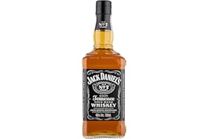 JACK DANIEL'S Jack Daniel’s Old No.7 – Tennessee Whiskey Filtrato Al Carbone Lincoln County Process, Note Morbide Di Vaniglia, Caramello e Rovere Tostato, 40% Vol., Bottiglia In Vetro da 70 cl