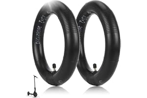 Prodrocam 9,5 x 2 tubos para scooter eléctrico Niu KQI3 Max/Pro/Sport neumáticos de 9,5 pulgadas para NIU KQi2/KQi2 Pro, manguera de repuesto, válvula de paso engrosada 0° (manguera * 2)