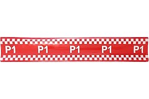 CL DISTRIBUTION NHS Ten Second Triage Slap Bands (P1 Red) - Hi Visibility Snap Bands Police Fire Service
