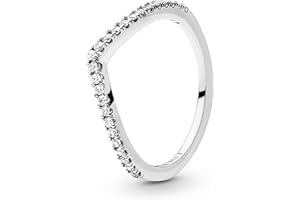 PANDORA Anello Desiderio scintillante, in argento sterling, con pietre di zirconia cubica incolori