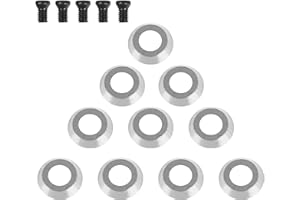 CEIEVER Drechselwerkzeuge, Drehmeißel Set, Wendeplatten Hartmetall, Diamantkopf Drechselwerkzeuge, Drehstahl Drechselzubehör, Drehmeissel Drehfinisher Werkzeug, Holzbearbeitung Set of Four with Shank