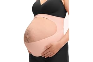 momcozy Ceinture de Grossesse, Ceinture Grossesse Femme Enceinte Ergonomique CozySupport, Ceintures de Grossesse Invisible pour le Dos, l'Abdomen et la Taille
