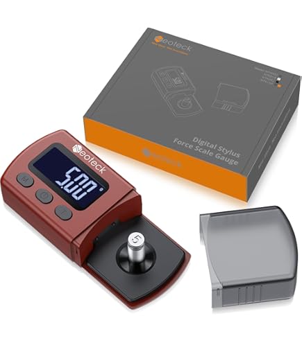 Bilancia Digitale Per Forza Stilo Giradischi - Precisione 0.01g Con Display LCD Arancione - Foto 4