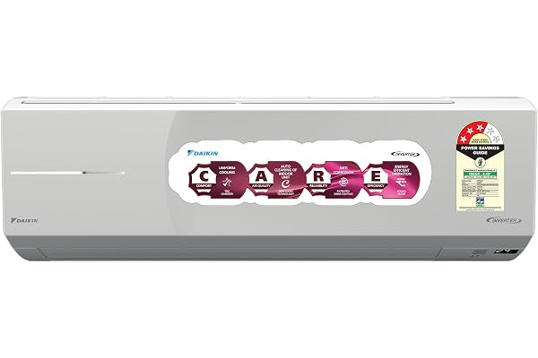 Daikin 1.5 Ton 3 Star Inverter Split AC (Copper, PM2.5 Filter, FTKL50XV16, White)