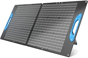 ENERNOVA 100W Solarpanel, Monokristallin Solarpanel IP68 Wasserdichtes, Starres Solarpanel, Gerät, Mfaltbares, ideal für Wohnmobil, Balkonkraftwerk, Gartenhäuse, Boot, Trip, Camping